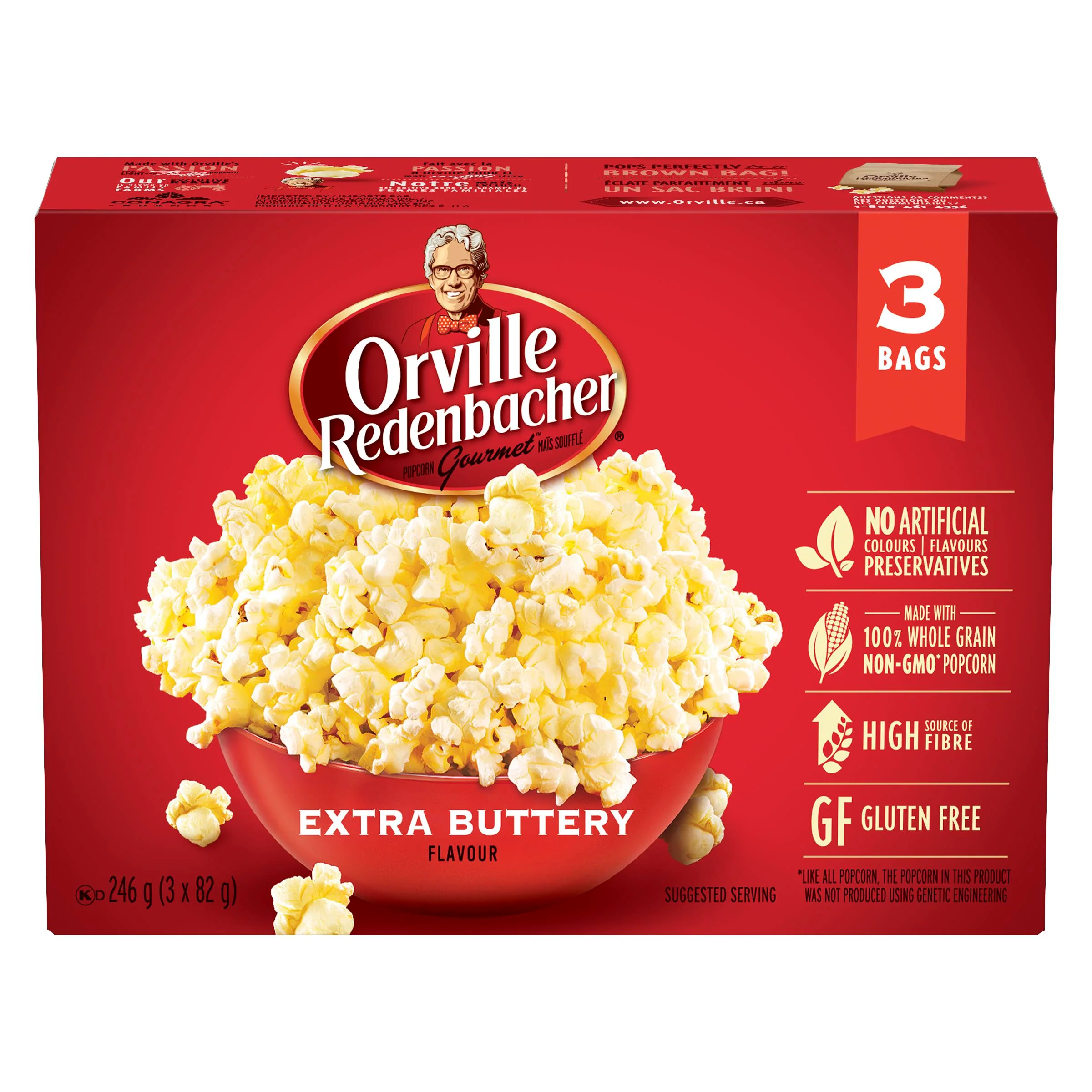 Orville - Redenbacher Extra Butter 3x82 GR