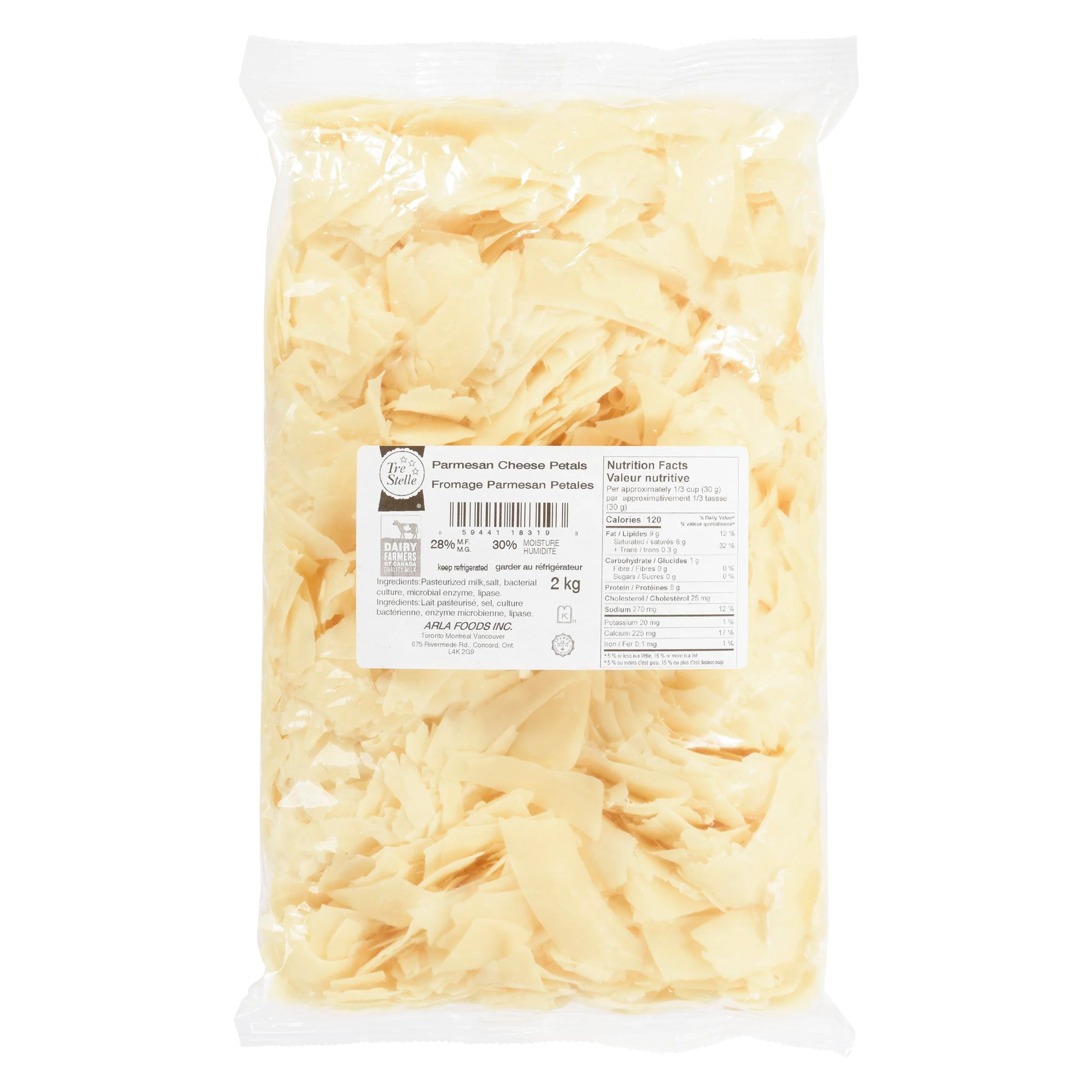 Tre Stelle - Shaved Parmesan 2KG