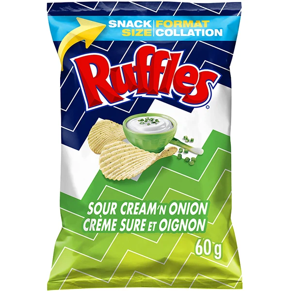 Ruffles - Sour Cream N Onion 60GR