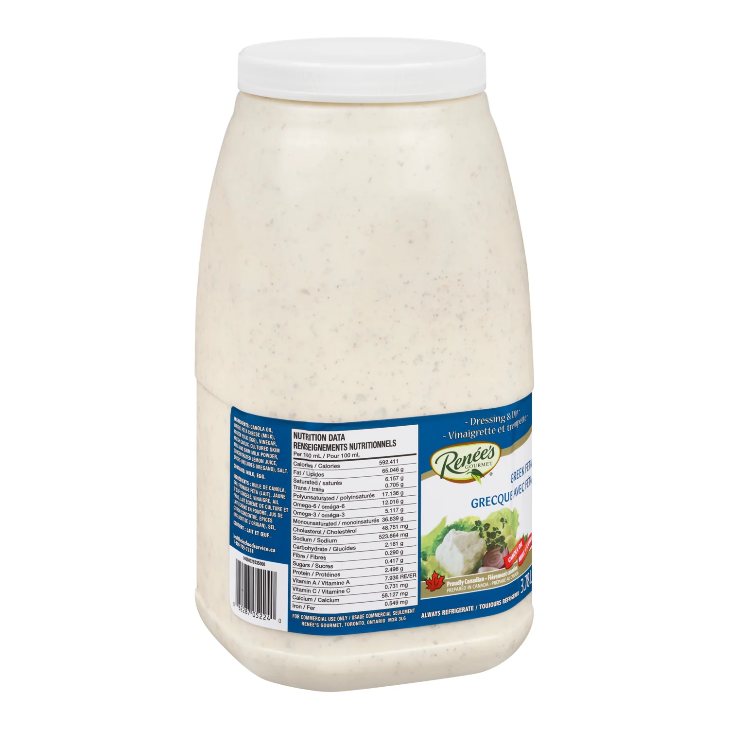 Renees - Greek Feta Dressing 3.78LT
