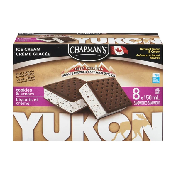 Yukon - Cookies & Cream Sandwich 8x150 ML