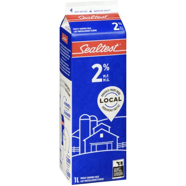 Sealtest - 2% Milk 1LT