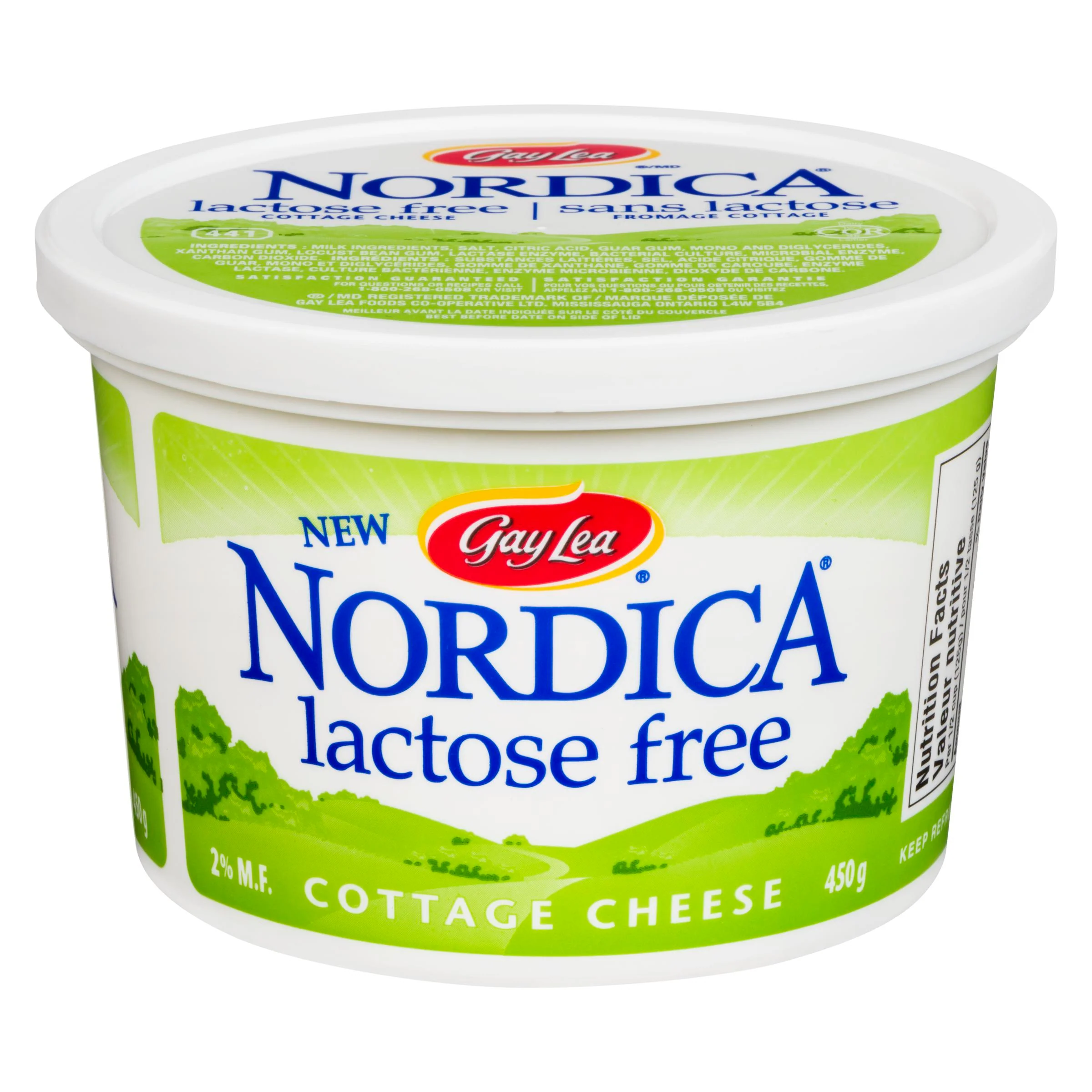 Gay Lea - Nordica Cottage Cheese 2% Lactose Free 450GR