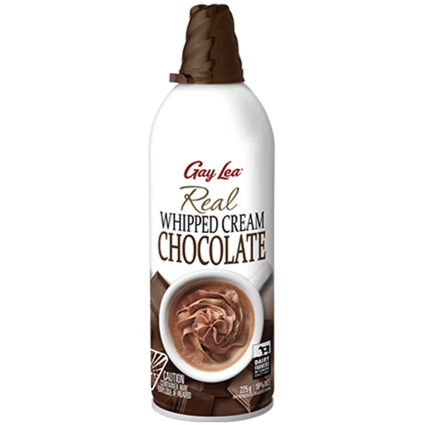 Gay Lea - Aerosol Whipped Cream Chocolate 225GR