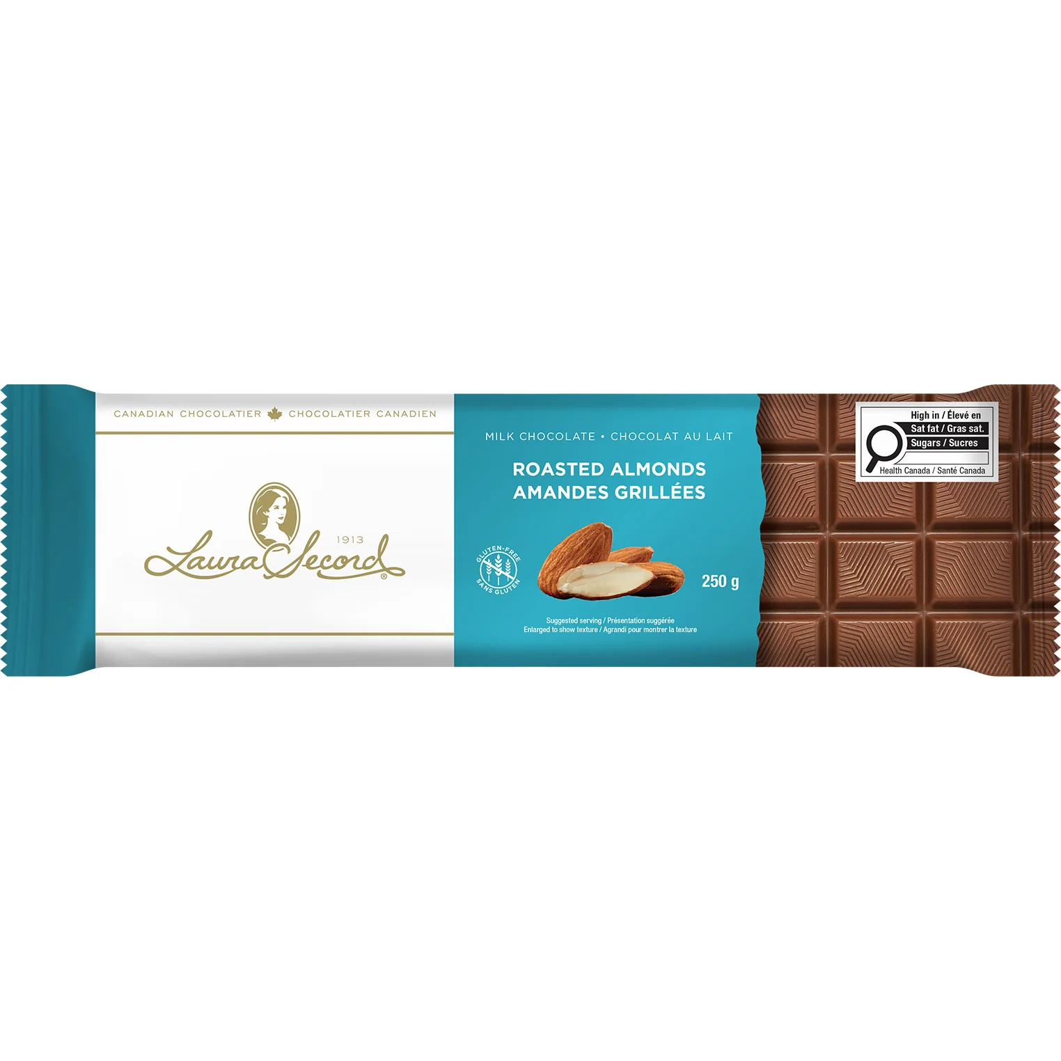 Laura Secord - Milk Chocolate Almonds Bar 250GR