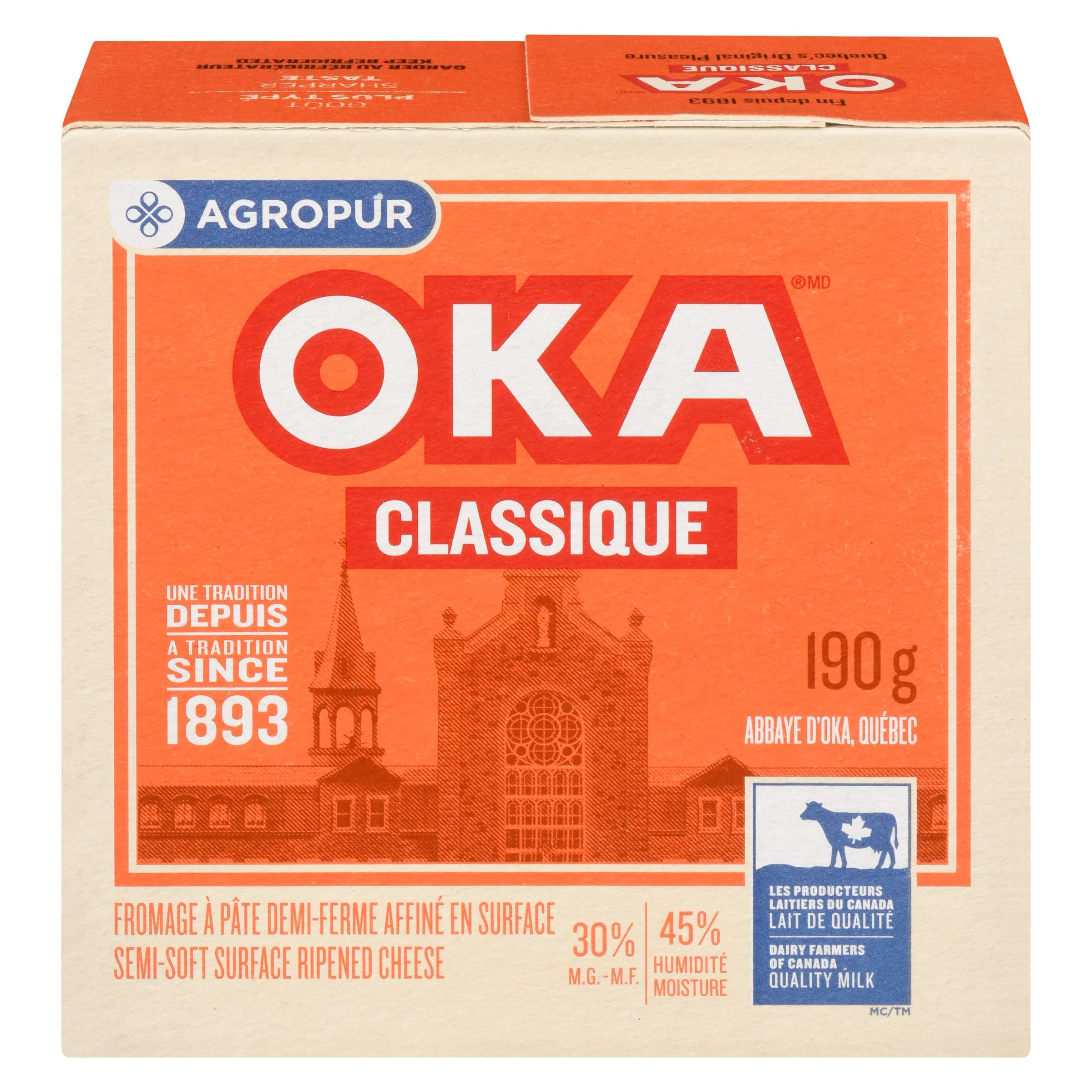 Agropur - Oka Cheese Aged 190G