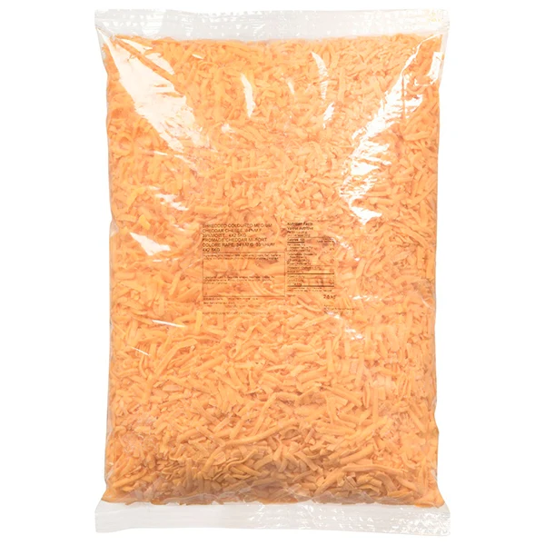 Agropur - Shredded Coloured Medium Cheddar 34% 2.5KG