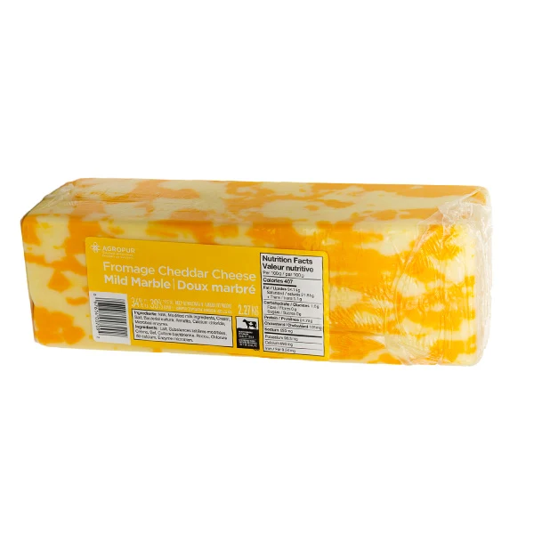 Agropur - Marble Mild Cheddar 34% 2.27KG