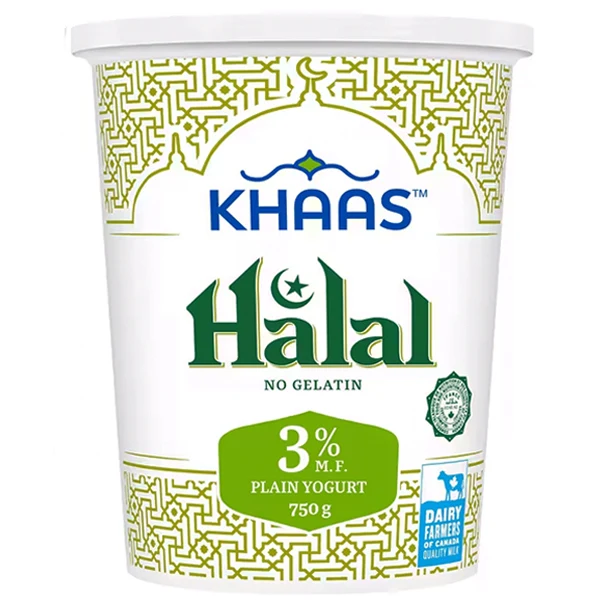 Khaas - Halal Yogurt 3% 750GR