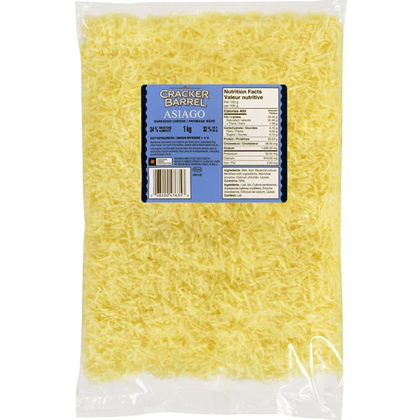 Cracker Barrel - Shredded Asiago 1KG