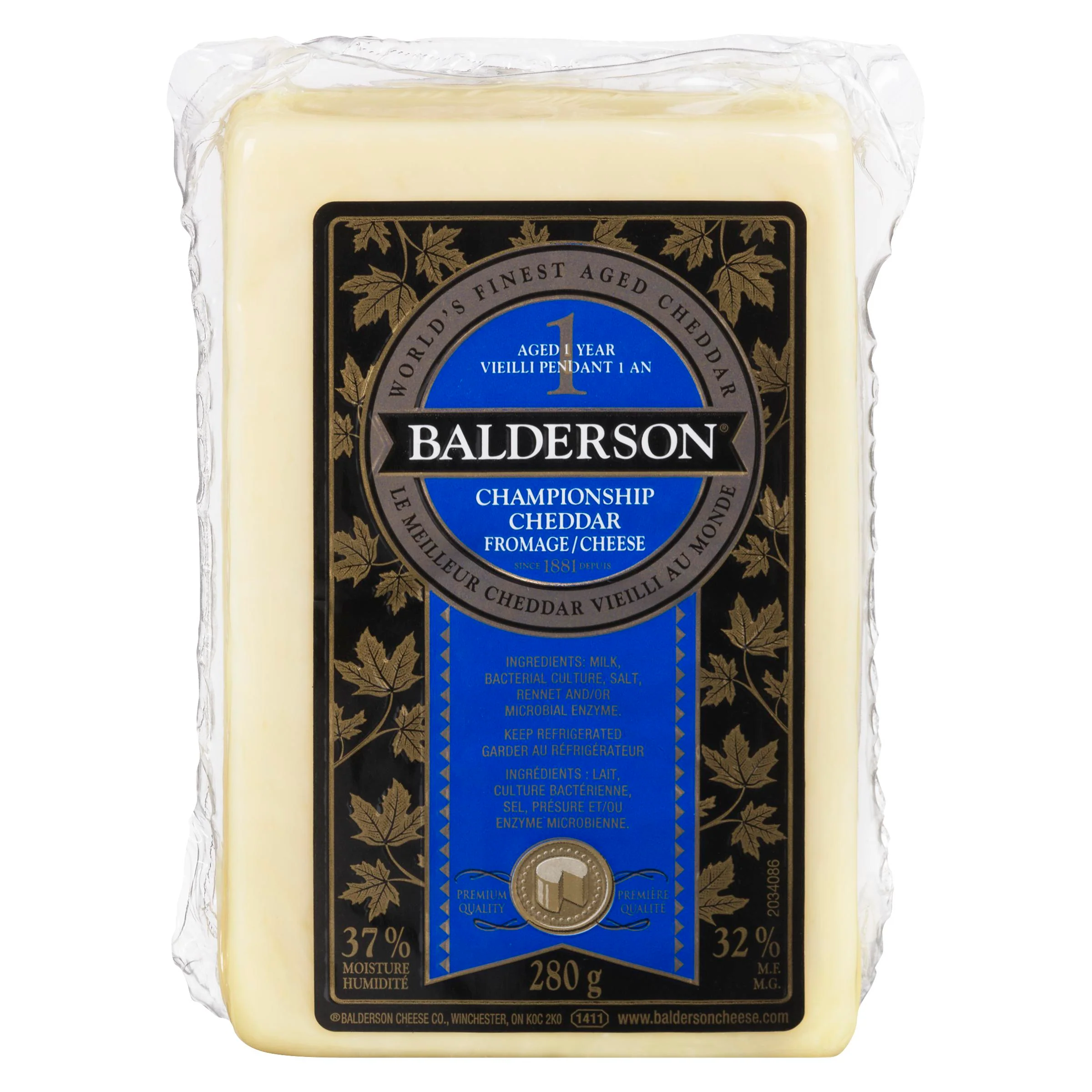 Balderson - Aged Cheddar 1 Yr Vieilli 280GR