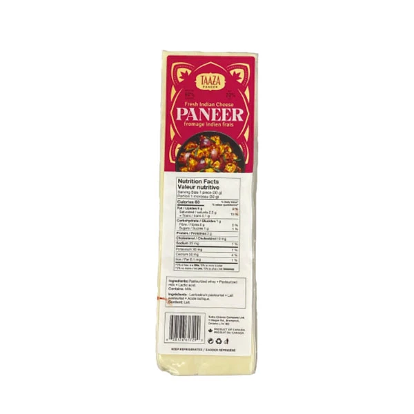 Taaza - Fresh Indian Cheese Paneer Per KG
