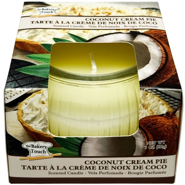 Bakery Shop - Coconut Cream Pie Jar Candle 3OZ