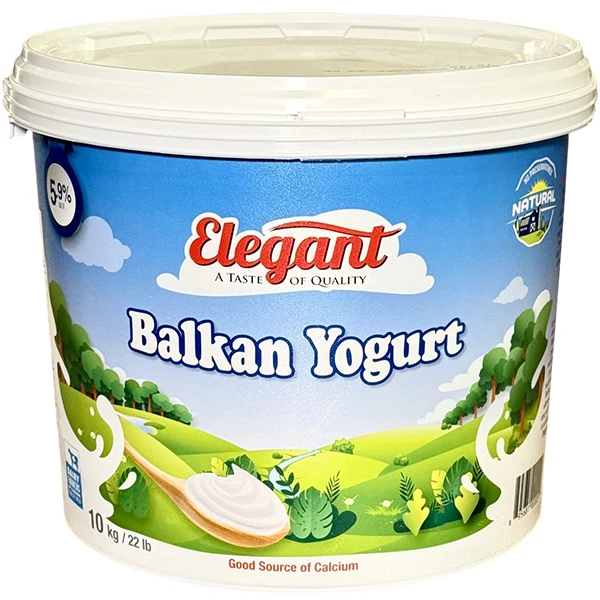 Elegant - 5.9% Natural Whole Yogurt 10KG