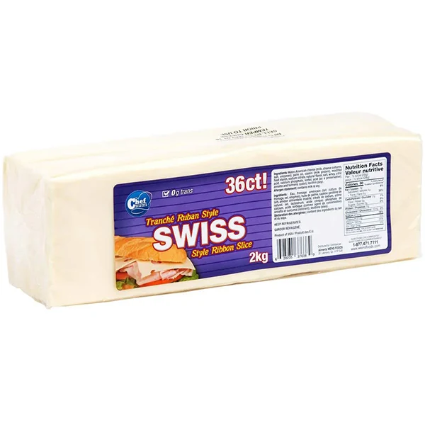 Chef Nutri - Swiss Style Slice 36CT 2KG