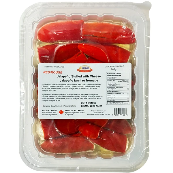 Marsa - Stuffed Jalapeno Peppers With Cheese 800GR