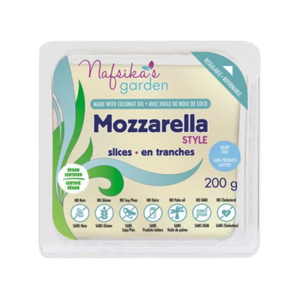 Nafsikas Garden - Vegan Mozzarella Style Slices 200GR