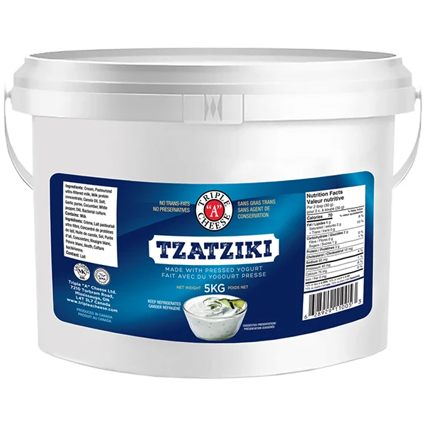 Triple A Cheese - Regular Tzatziki 5KG