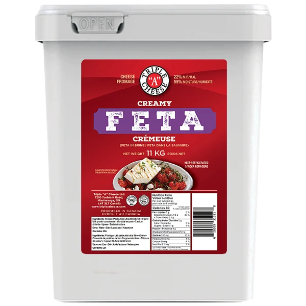 Triple A Cheese - Creamy Feta 11KG