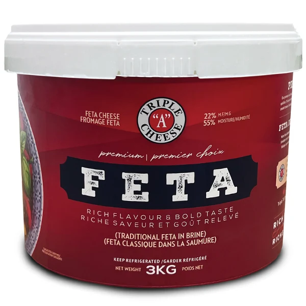 Triple A Cheese - Feta 3KG