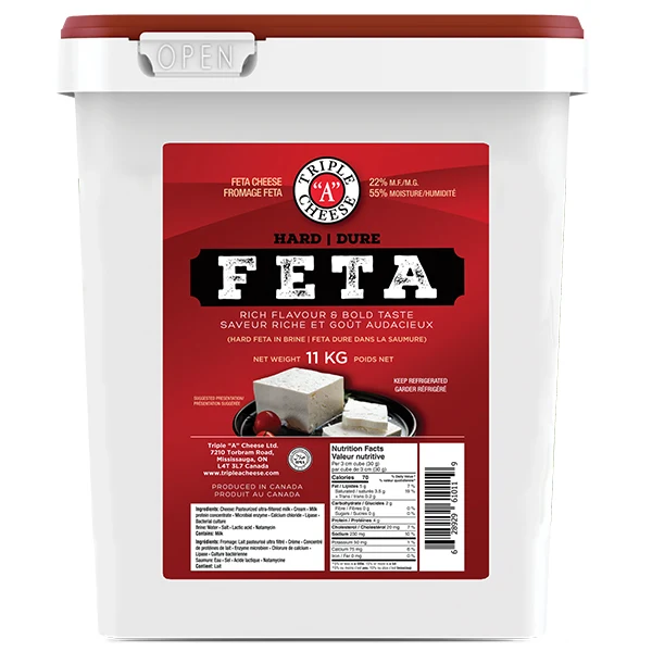Triple A Cheese - Traditional Hard Feta 11KG