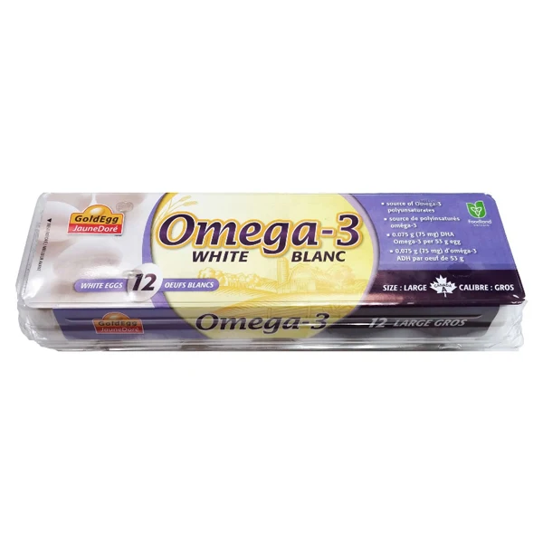 Goldegg - Gold Egg Omega-3 Wht Lrg Eggs 12EA