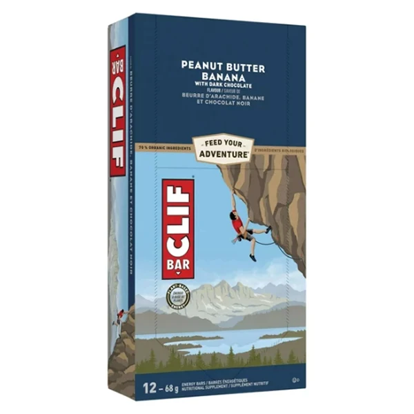 Clif Bar - Peanut Butter Banana Dark Chocolate 16x12x68 GR