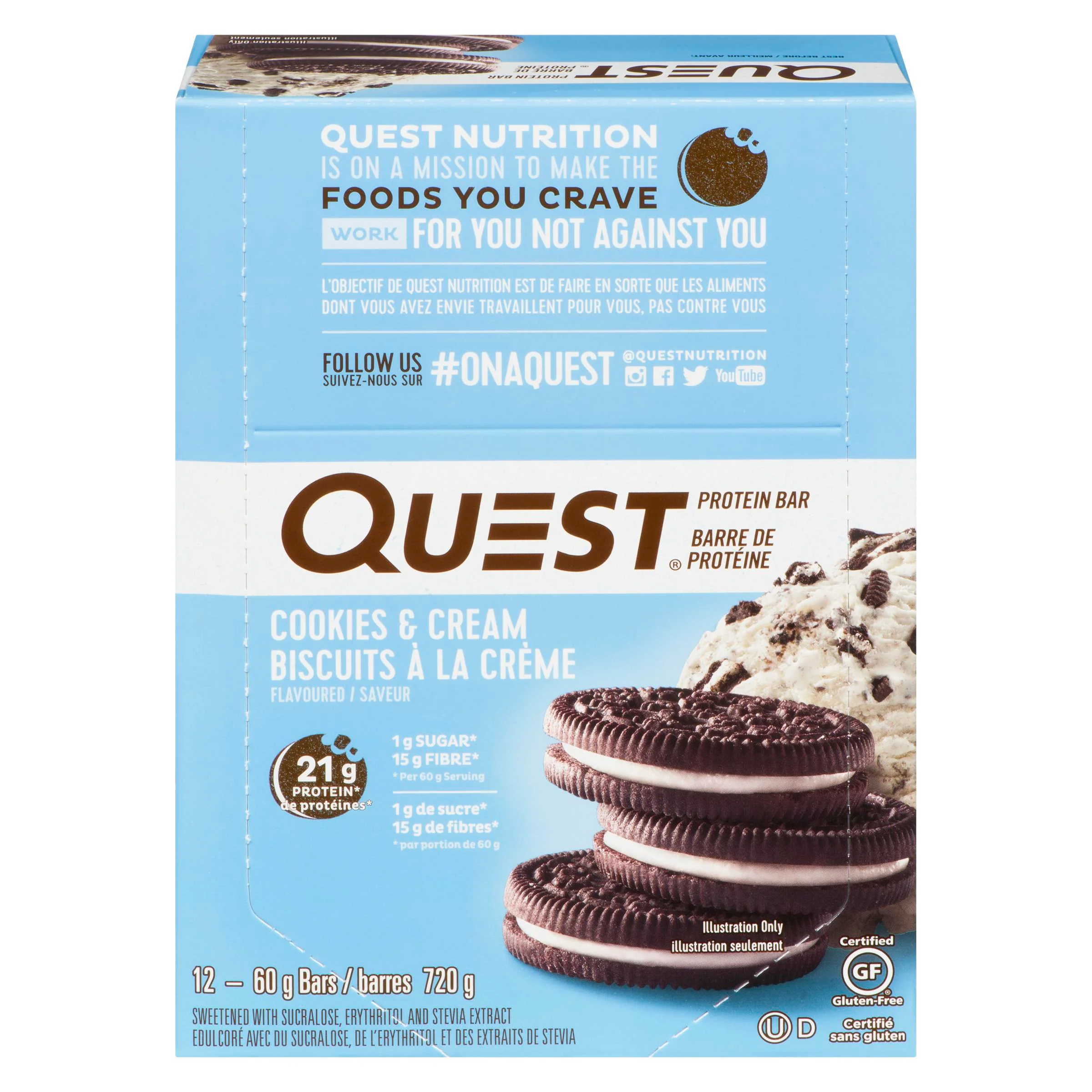 Quest - Cookies N Cream 12x60GR