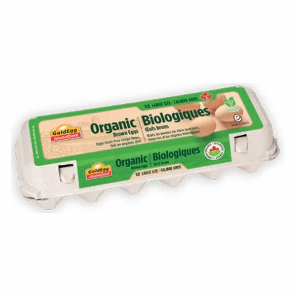 Goldegg - Gold Egg Organic Large 12EA