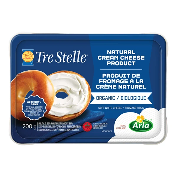 Tre Stelle - Cream Cheese Organic 10x200 GR