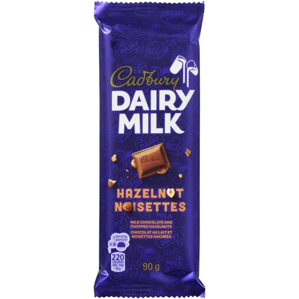 Cadbury - Dairy Milk Hazelnut Bar 21x90 GR