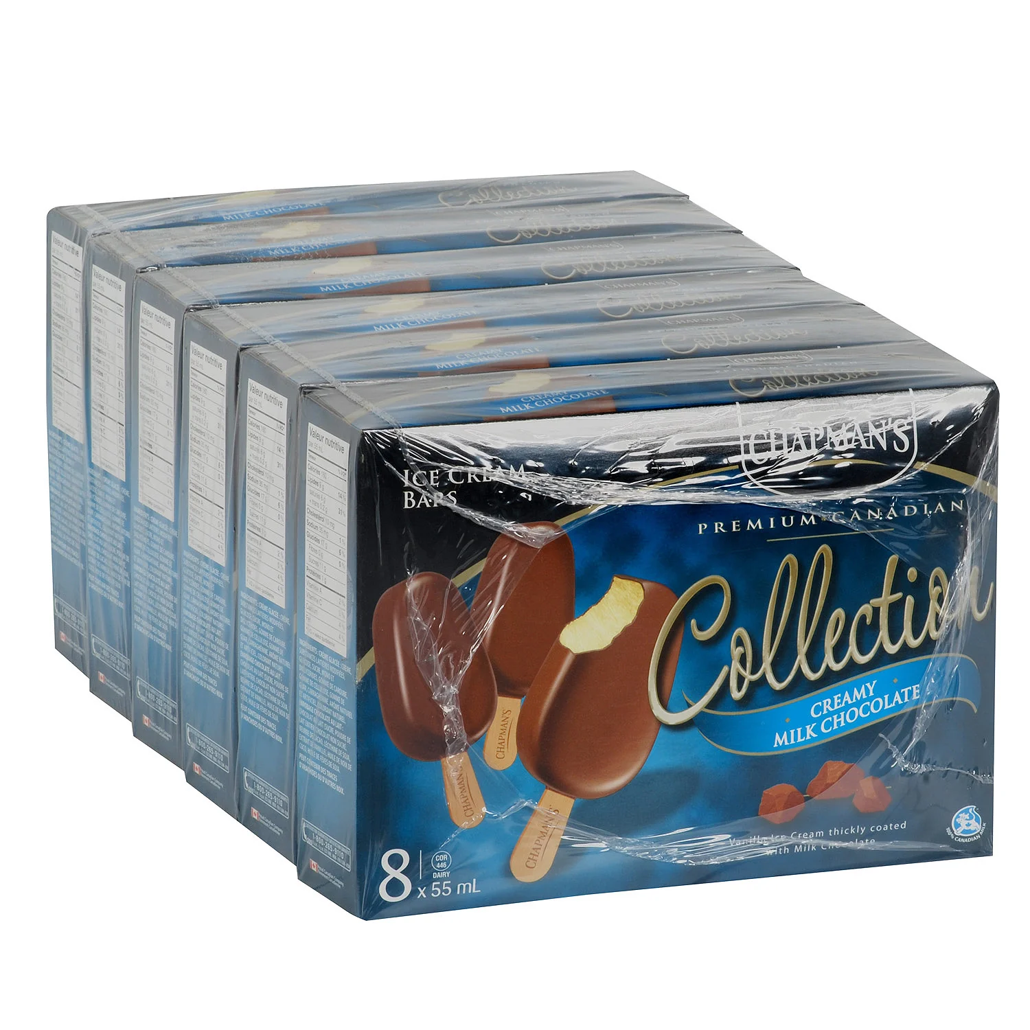 Chapmans - Milk Chocolate Bar 6x8x55 ML
