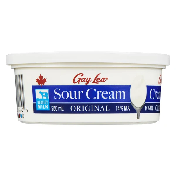 Gay Lea - 14% Sour Cream 12x250 ML