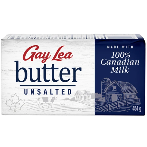 Gay Lea - Butter Unsalted 40x454 GR