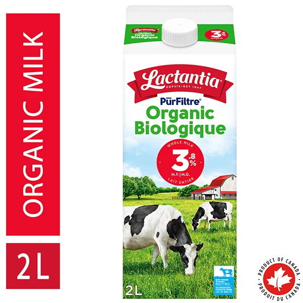 Lactantia - Purfiltre 3.8% Organic Milk 9x2 LT