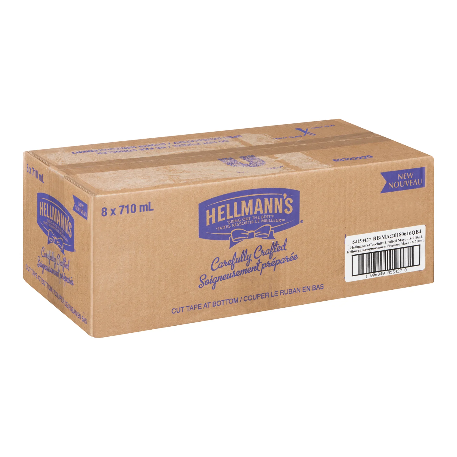 Hellmanns - Mayonnaise Vegan NO Egg 8x710 ML