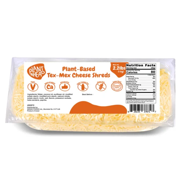 Plant Ahead - Vegan Tex Mex Shredded 6x1 KG