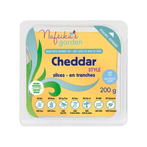 Nafsikas Garden - Vegan Cheddar Style Block 12x200 GR
