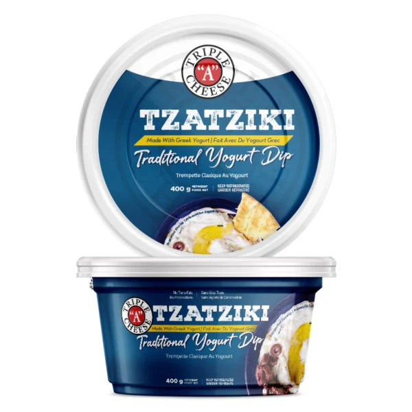 Triple A - Tzatziki Traditional Yogurt Dip 12x400 GR