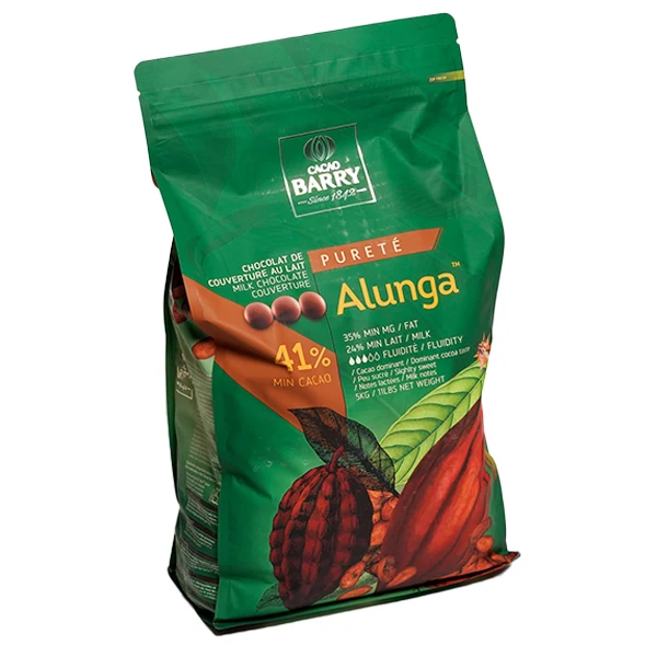 Cacao Barry - Cb Alunga Milk Chocolate Pistoles 4x5 KG