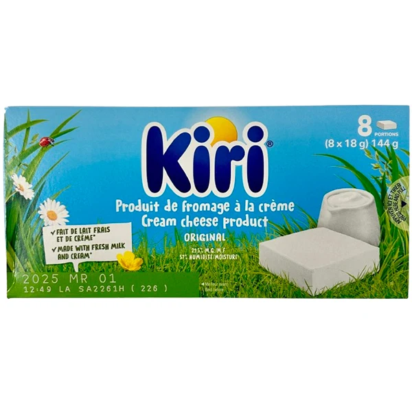 Laughing Cow - Kiri Cream Cheese Spread 8PC 144GR