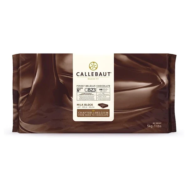 Callebaut - Milk Chocolate Blocks 823-Nv-132 5KG