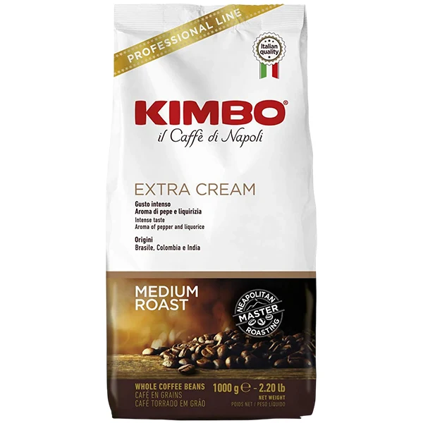 Kimbo - Espresso Bar Coffee Beans Extra Cream 1KG