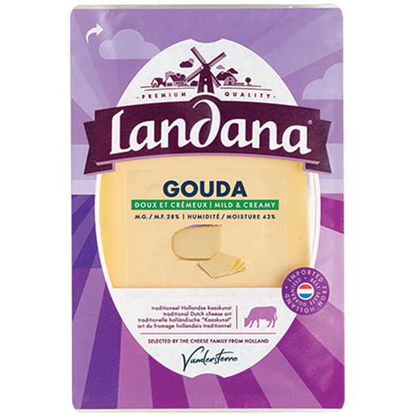 Landana - Mild Gouda Cheese Slices 150GR