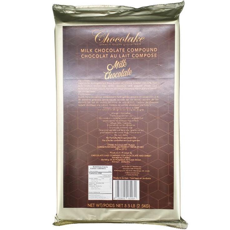 Chocolake Milk Chocolate Compound — Each (2.5 KG)