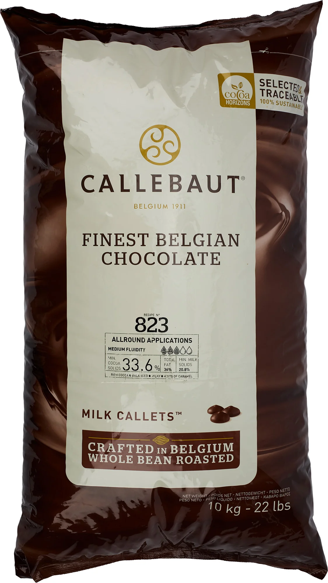 Callebaut - Callets Belgium Milk Chocolate — Case (2 x 10 KG)
