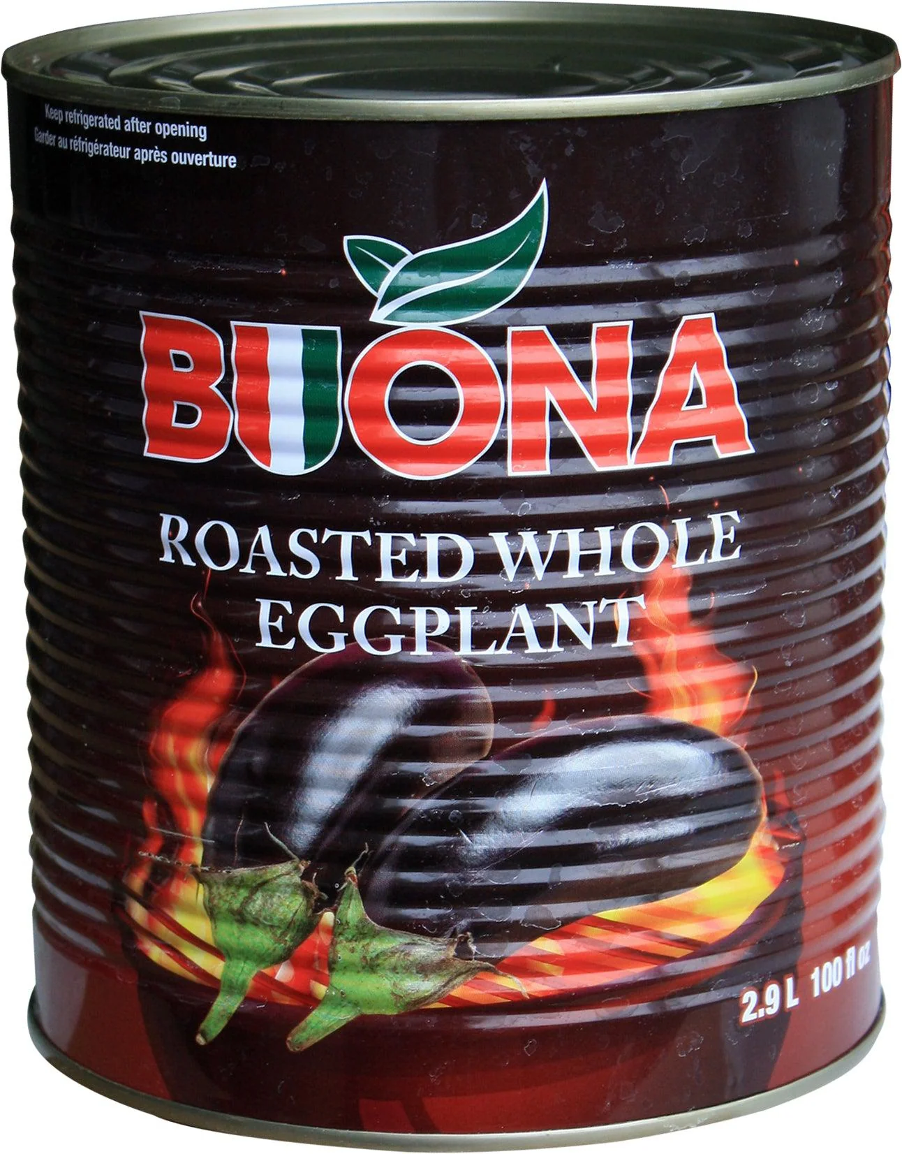 Buona - Egg Plant - Roasted - Whole — Case (6 x 100OZ)