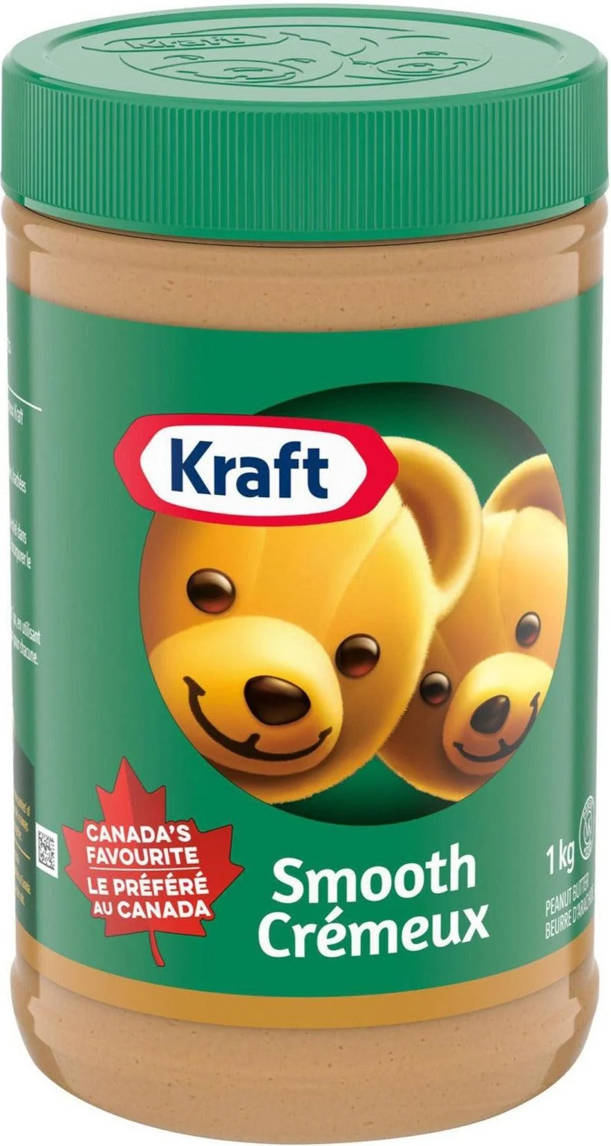 Kraft - Peanut Butter - Smooth — Case (12 x 1 KG)
