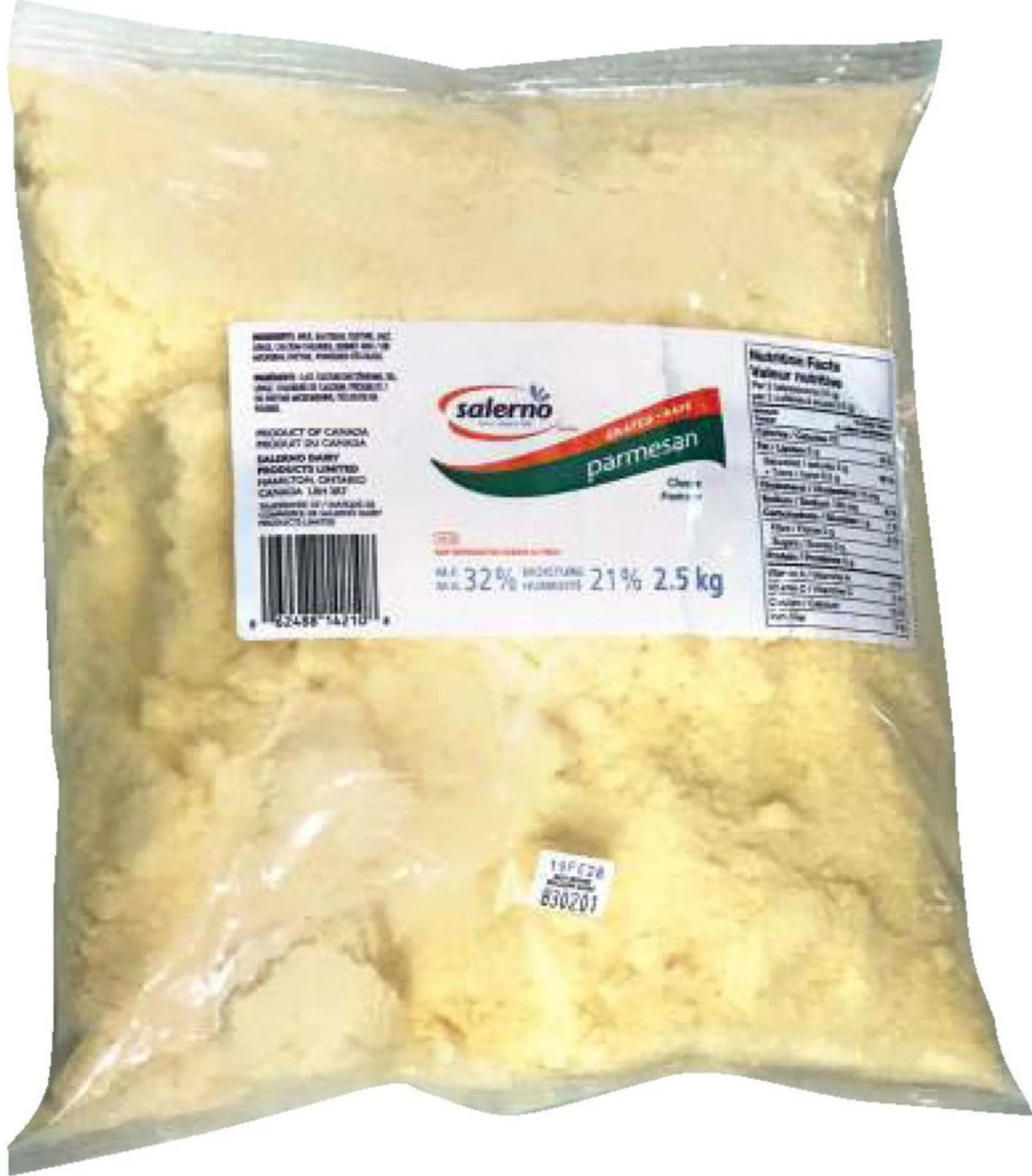 Salerno - Cheese - Grated Parmesan — Case (4 x 2.5 KG)