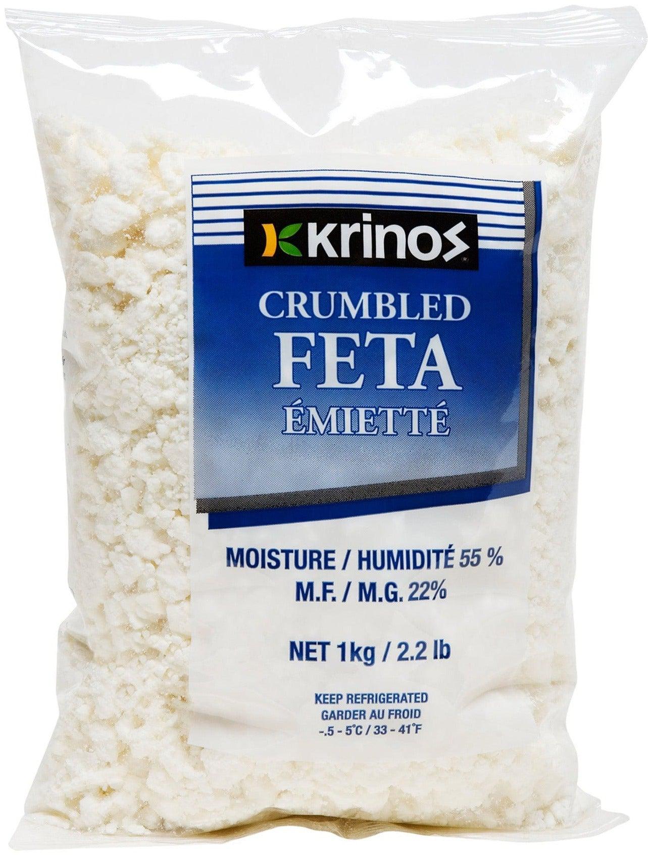 Krinos - Cheese - Crumbled Feta — Each (1 KG)